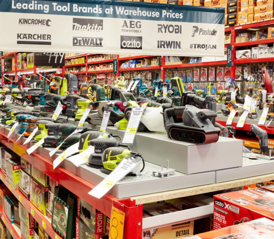 The store stocks more than 30 000 home and garden products.
The store stocks more than 30 000 home and garden products.