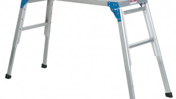 Work platform with adjustable legs