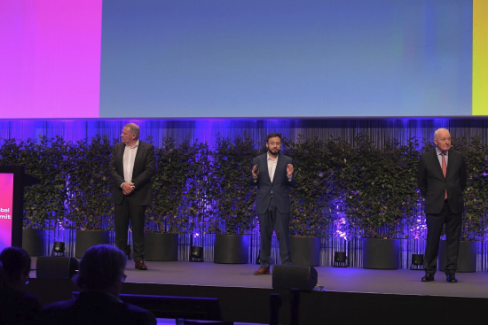 Piet de Conick (left), Inaki Millard (centre) and John Herbert (right) on stage at this year's DIY Summit in Copenhagen. Piet de Conick (left), Inaki Millard (centre) and John Herbert (right) on stage at this year's DIY Summit in Copenhagen.